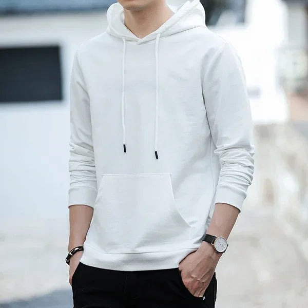 2024 Men's Harajuku Hoodie – Casual Pullover Streetwear Sweatshirt