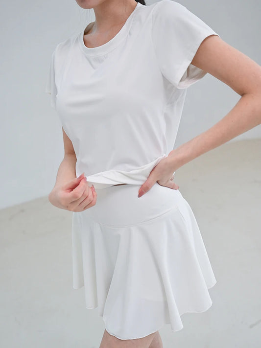 2025 Women’s Badminton & Tennis Set – Quick-Dry Sport Skirt Suit