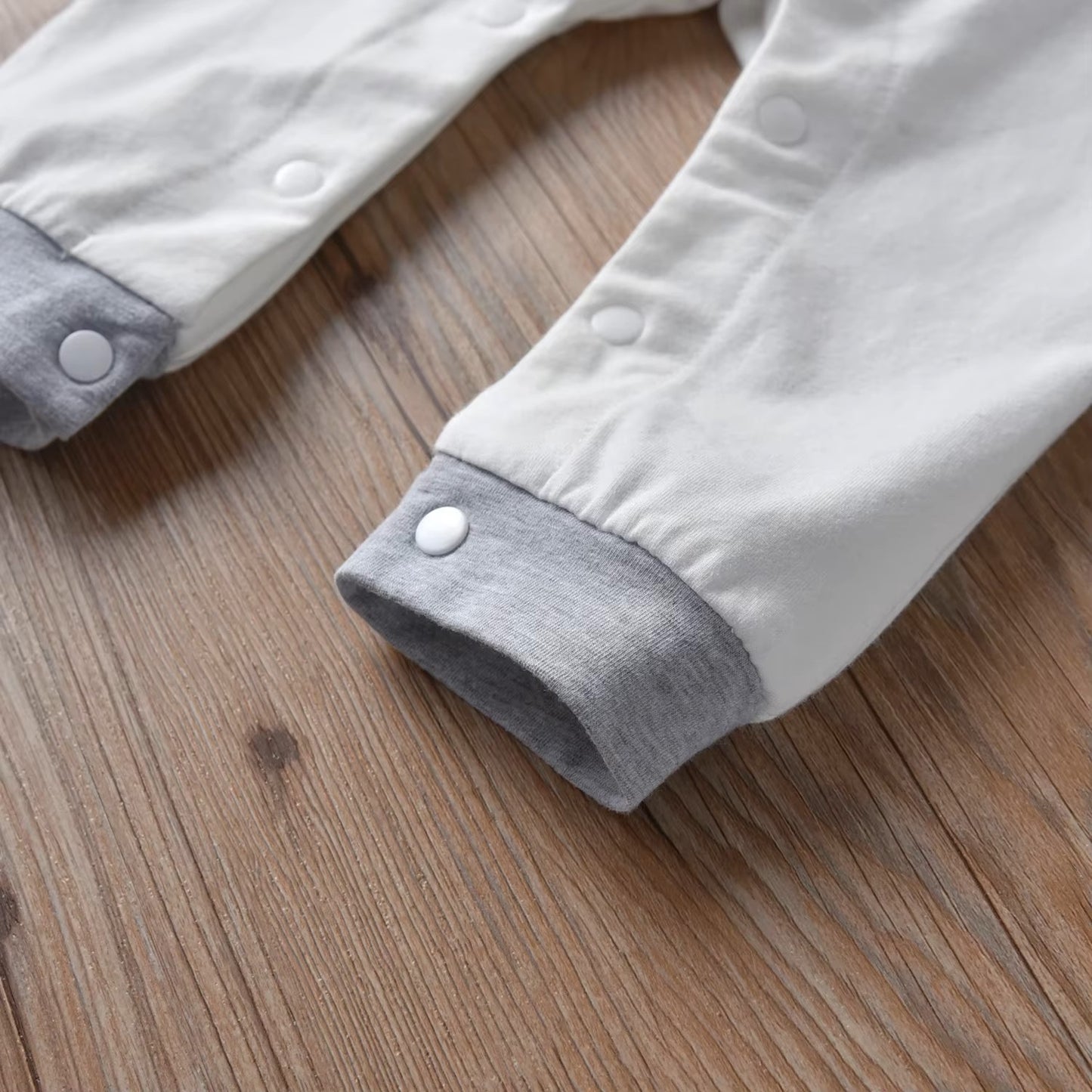 Baby Boy Romper — Long Sleeve One-Piece with Cap, Spring/Autumn Infant Jumpsuit