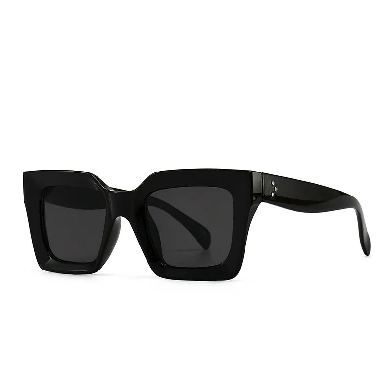Fashion Vintage Square Sunglasses – UV400, Oversized, Unisex, Designer-Inspired