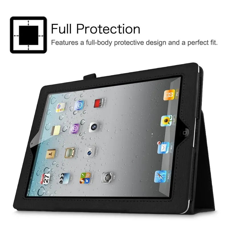 PU Leather Tablet Case – iPad 7/8/9/10.2/10.9/11” Protective Folio Cover