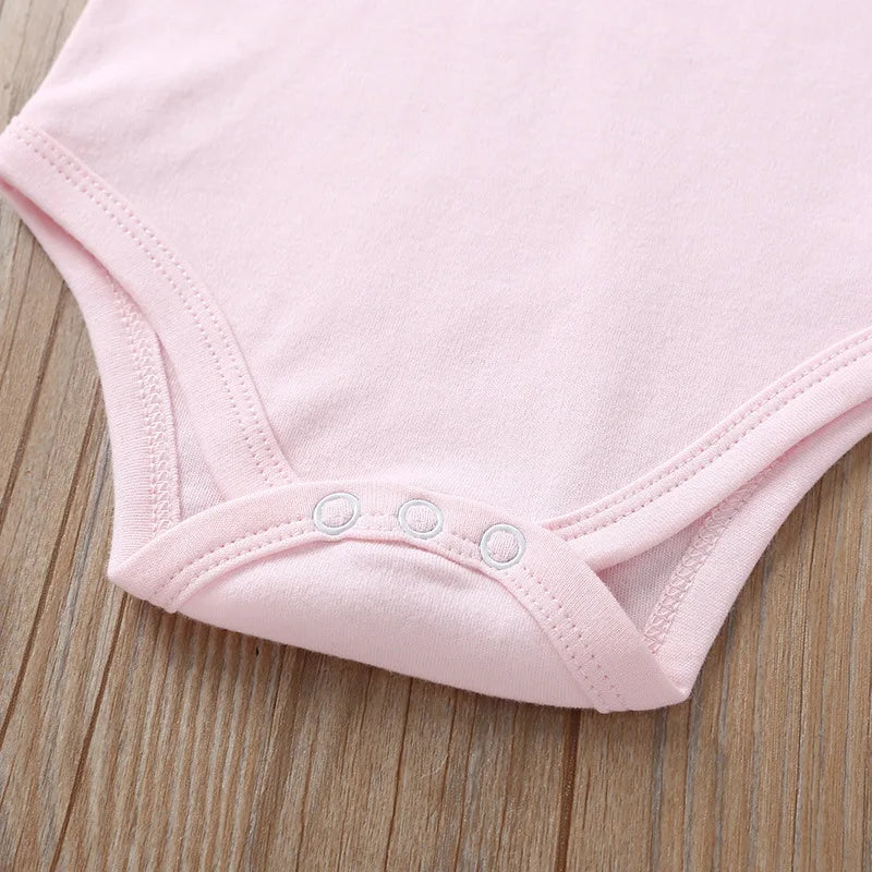 Newborn Baby Romper — 0–12M, Summer Polo Jumpsuit, 5 Solid Colors, Infant Outfit