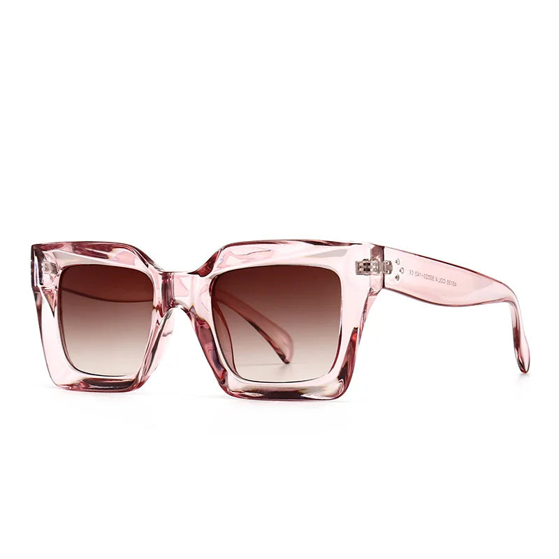Fashion Vintage Square Sunglasses – UV400, Oversized, Unisex, Designer-Inspired