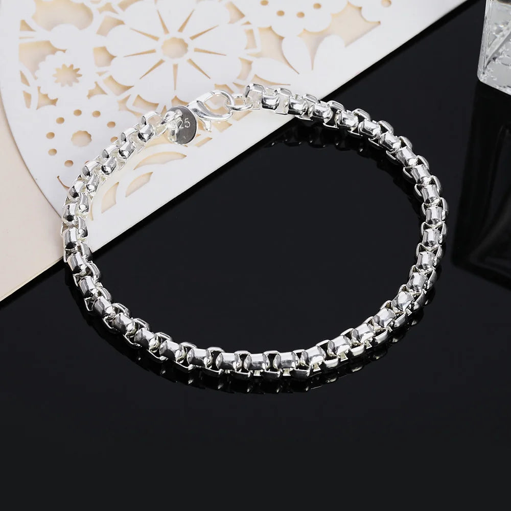 DOTEFFIL 18K Gold Silver Bracelet – Elegant & stylish for women.