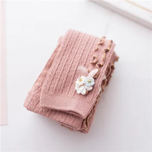 Baby Girls Tights Autumn Winter Knitted Pantyhose Toddler Warm Leggings Fashion Kids Clothing 0-6 Year