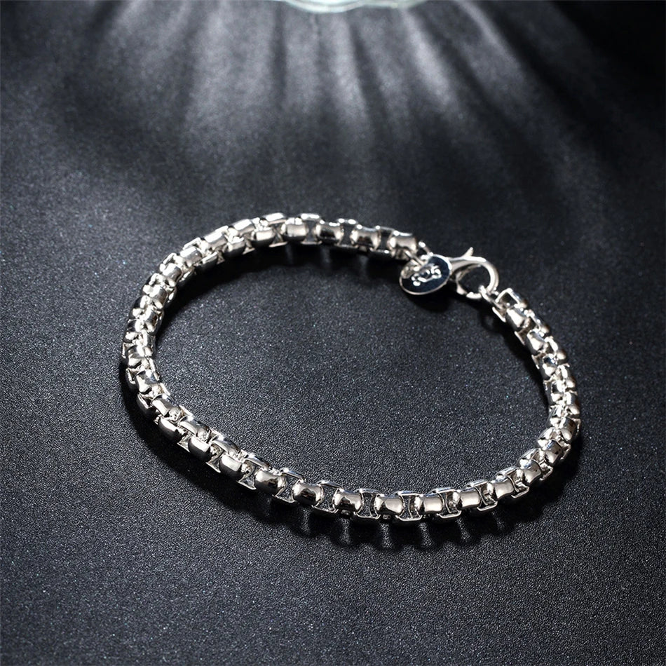 DOTEFFIL 18K Gold Silver Bracelet – Elegant & stylish for women.
