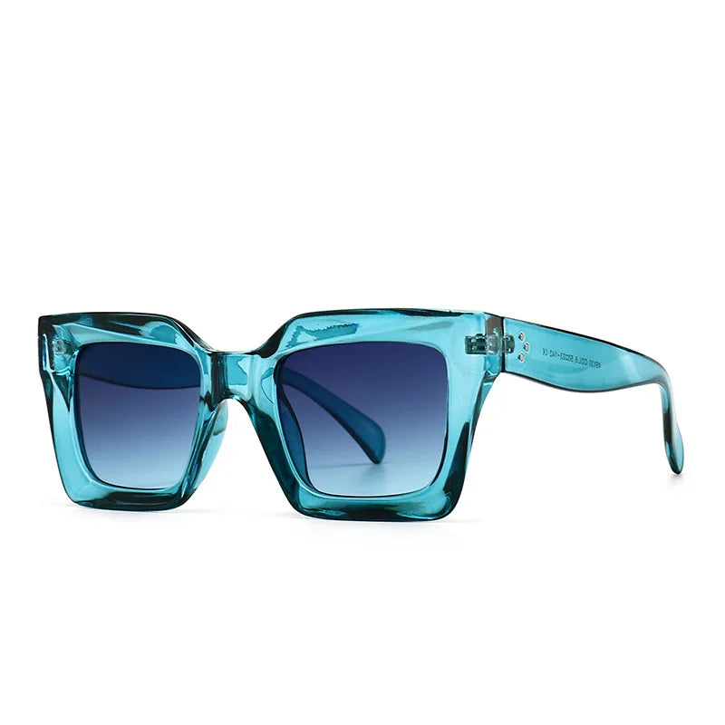 Fashion Vintage Square Sunglasses – UV400, Oversized, Unisex, Designer-Inspired