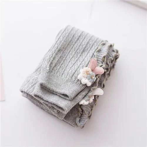 Baby Girls Tights Autumn Winter Knitted Pantyhose Toddler Warm Leggings Fashion Kids Clothing 0-6 Year