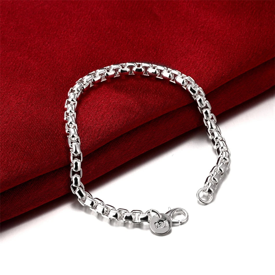DOTEFFIL 18K Gold Silver Bracelet – Elegant & stylish for women.