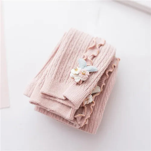 Baby Girls Tights Autumn Winter Knitted Pantyhose Toddler Warm Leggings Fashion Kids Clothing 0-6 Year