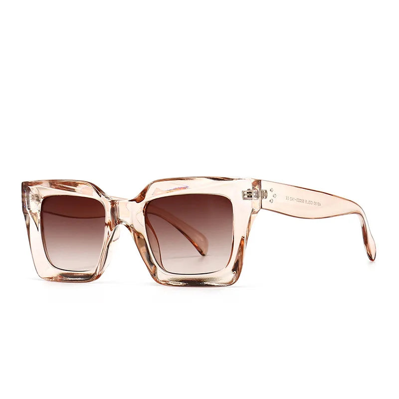Fashion Vintage Square Sunglasses – UV400, Oversized, Unisex, Designer-Inspired