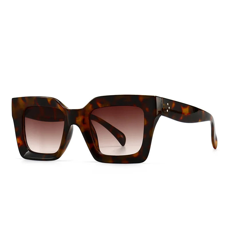 Fashion Vintage Square Sunglasses – UV400, Oversized, Unisex, Designer-Inspired