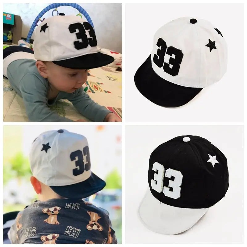 Summer Baby Baseball Cap – Adjustable Cotton Snapback for Boys & Girls
