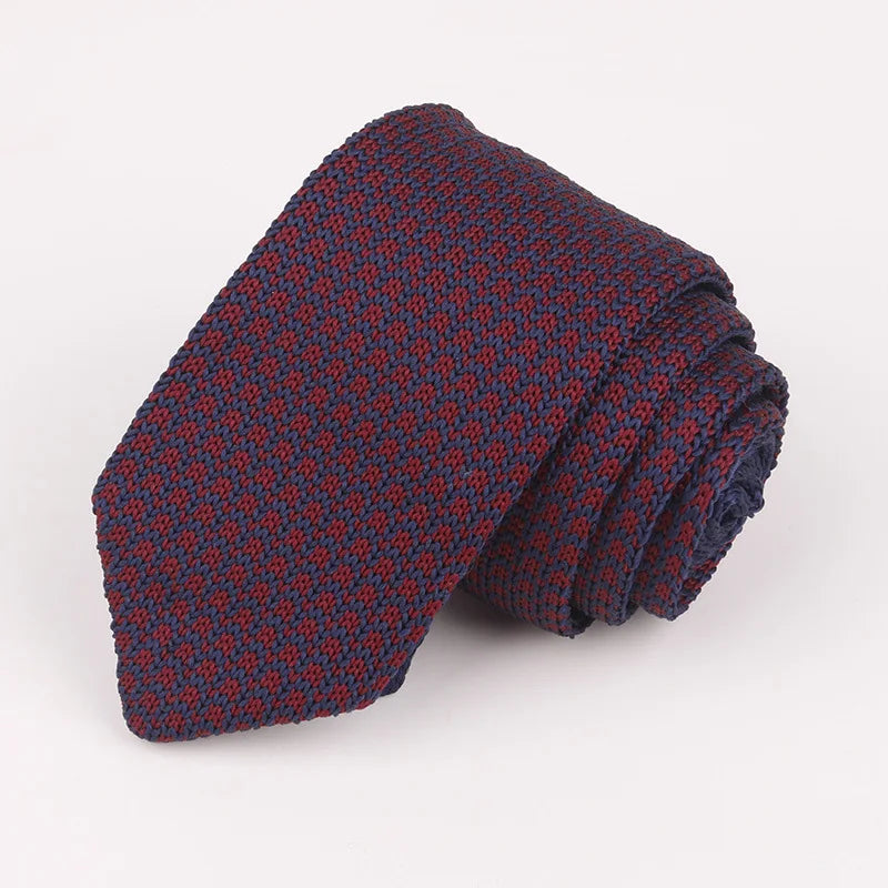 Fashion Knitted Ties for Men & Women – Casual Solid/Striped Narrow Necktie for Business, Wedding, and Daily Wear