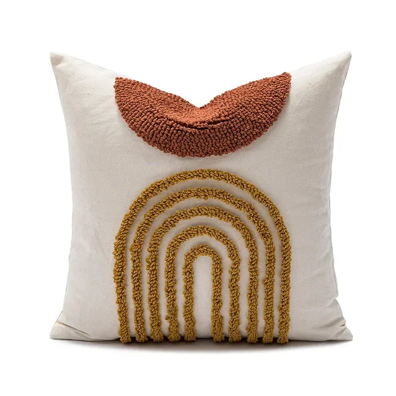 Cotton Embroidered Pillow Cover – Sofa/Home Decor