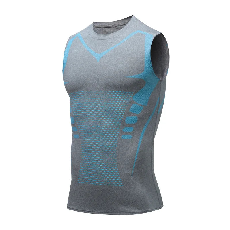 Men's Quick-Dry Compression Tank Top – Fitness, Basketball, Running