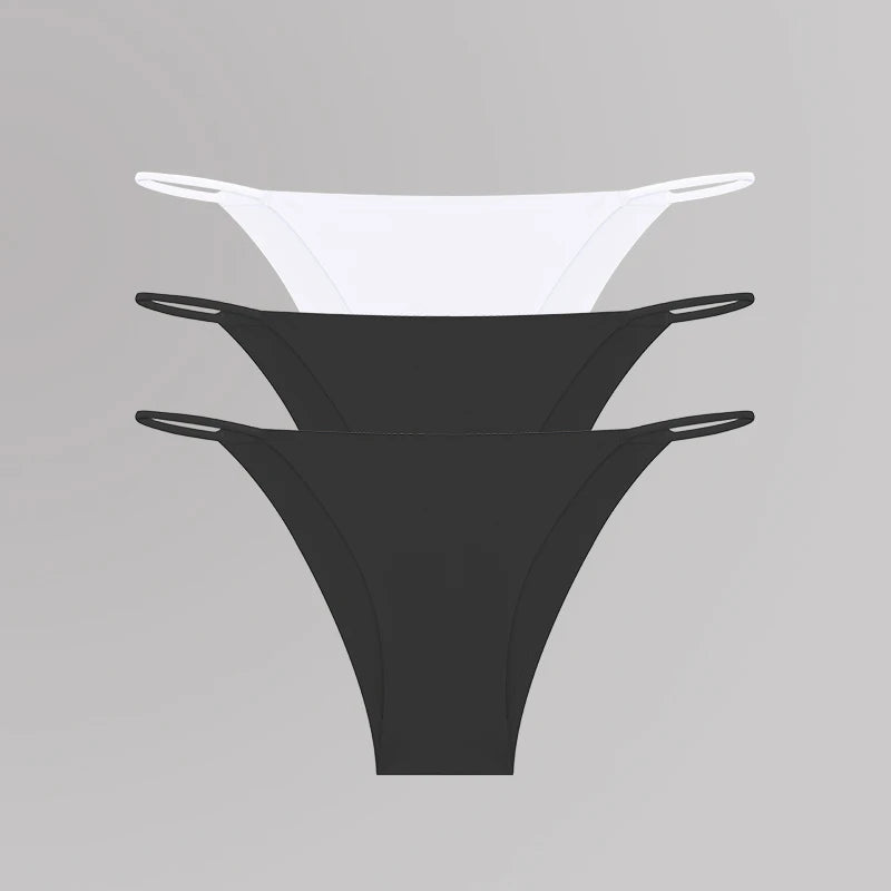 Women's Seamless T-Back Panties – Breathable, Low-Waist, Sexy & Comfy Lingerie