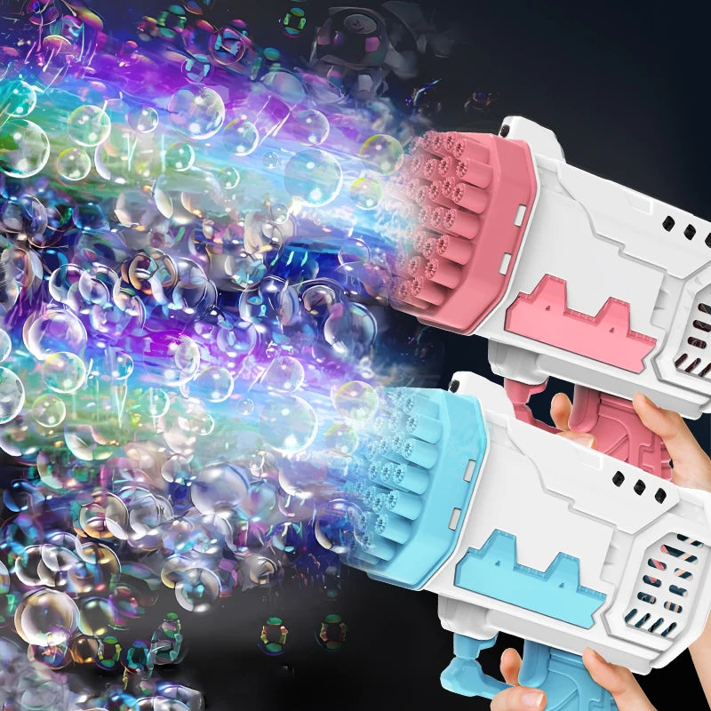 Kids' 40-Hole Bubble Machine – Outdoor Toy, No Battery