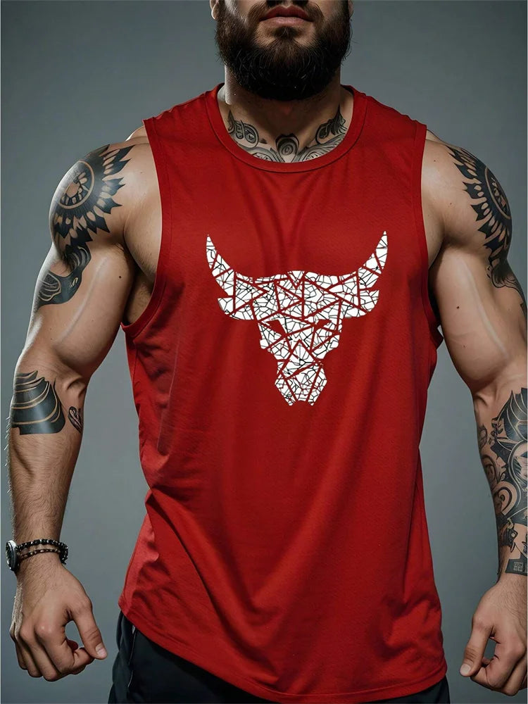 Men's Summer Mesh Vest – Quick-Dry, Breathable, Sleeveless Fitness Shirt