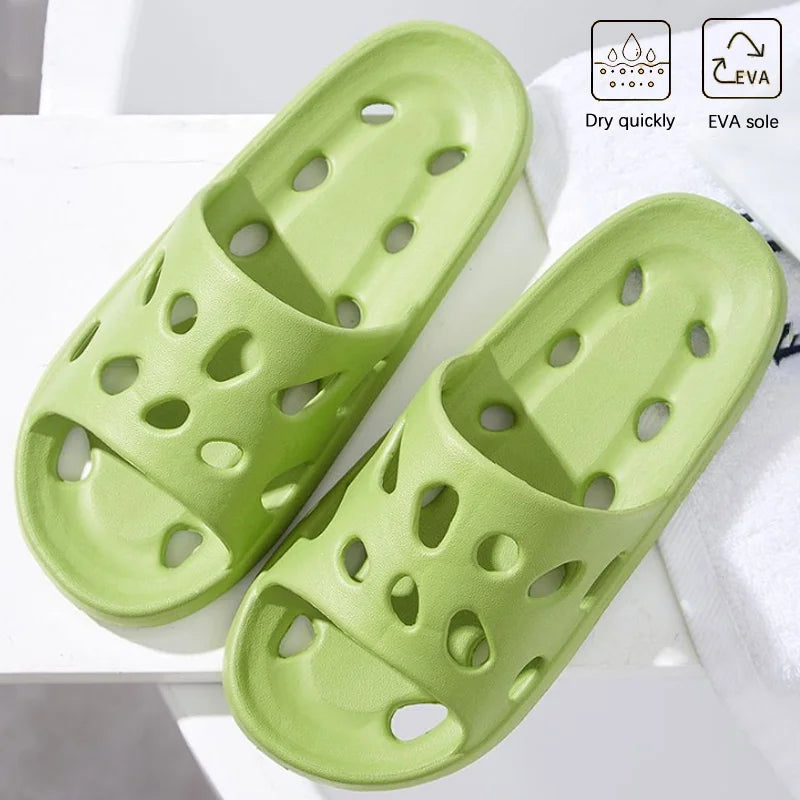 Bathroom & Beach Women’s Slippers – Lightweight, Non-Slip Flip Flops for Pool & Swimming