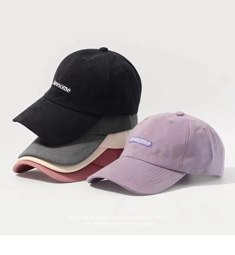 Spring/Autumn Baseball Cap/Hat– Unisex Hip Hop Snapback with Letter Embroidery