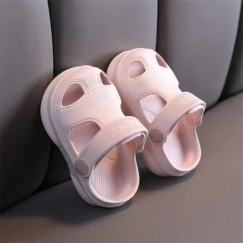 Kids’ Summer Sandals – Soft Anti-Slip Hole Shoes for Boys & Girls, Perfect for Beach & Home (Ages 1–3)
