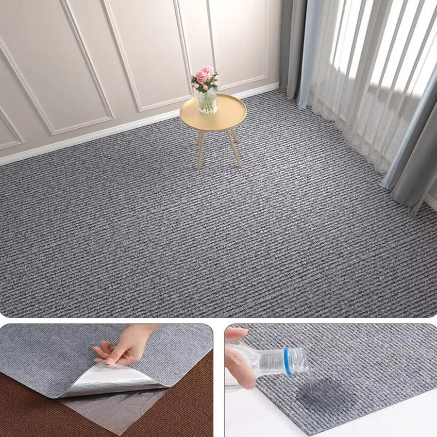Solid Color Absorbent Rug – Bedroom, Bathroom, Kitchen & Living Room Decor