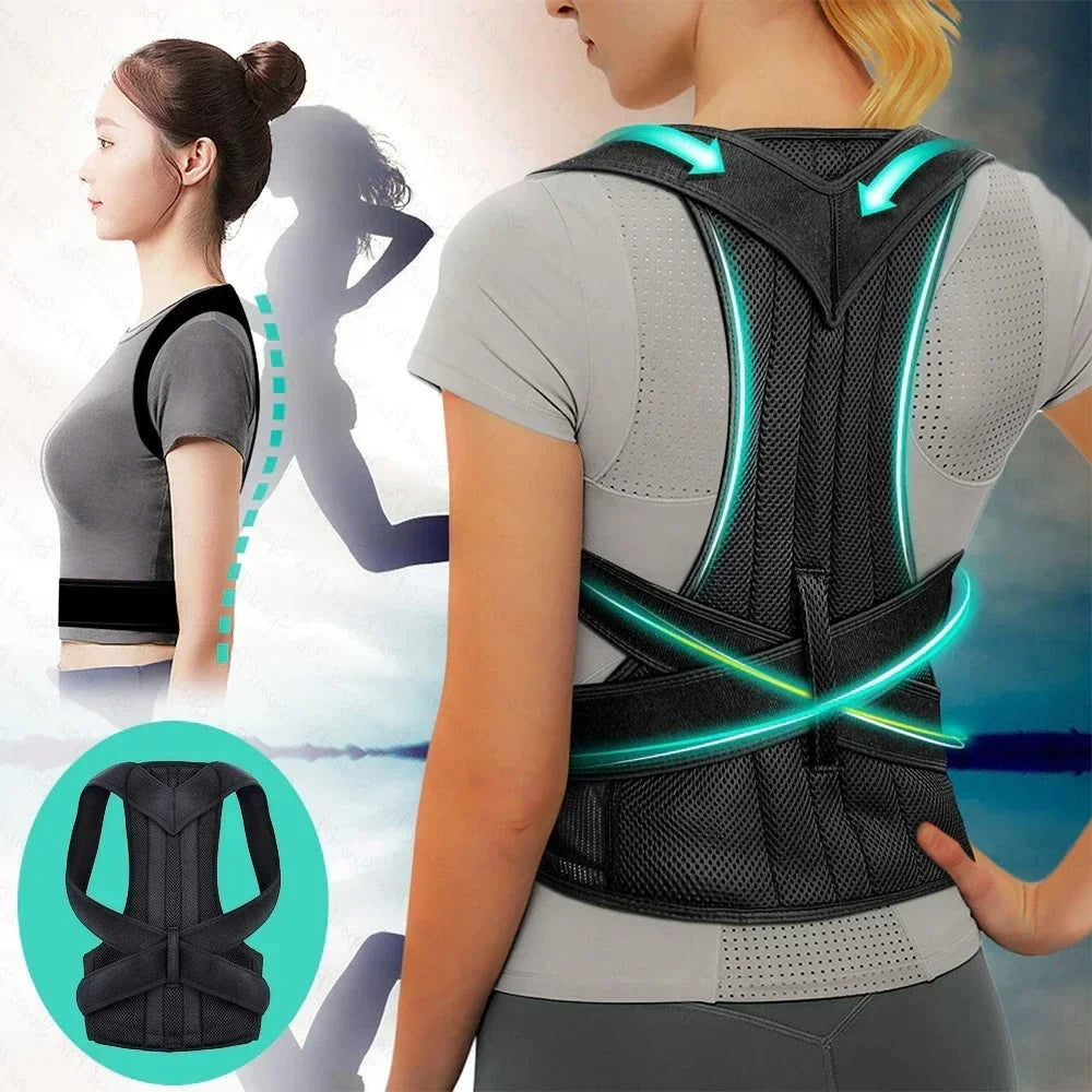 Adjustable Posture Corrector Vest – Back & Shoulder Support Brace