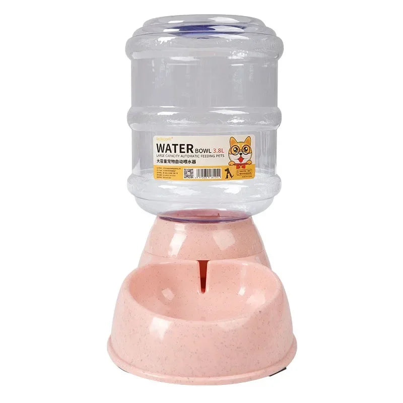 Automatic Pet Feeder & Water Dispenser – Dog & Cat Feeding Bowl