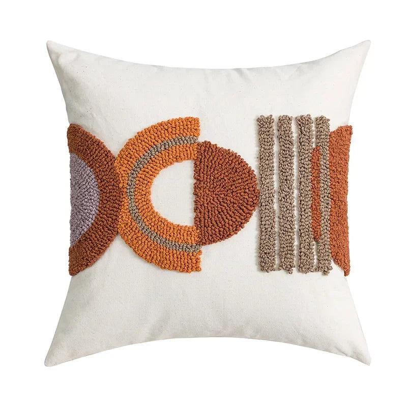 Cotton Embroidered Pillow Cover – Sofa/Home Decor