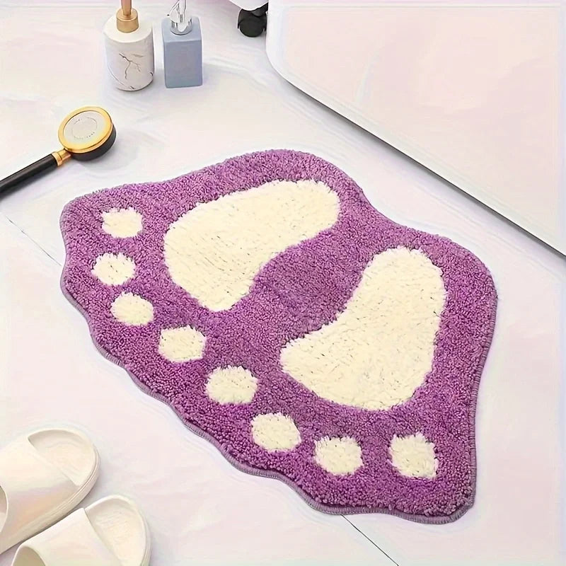Bathroom Microfiber Bath Mat – Soft, Non-Slip, Water-Absorbent, Machine Washable
