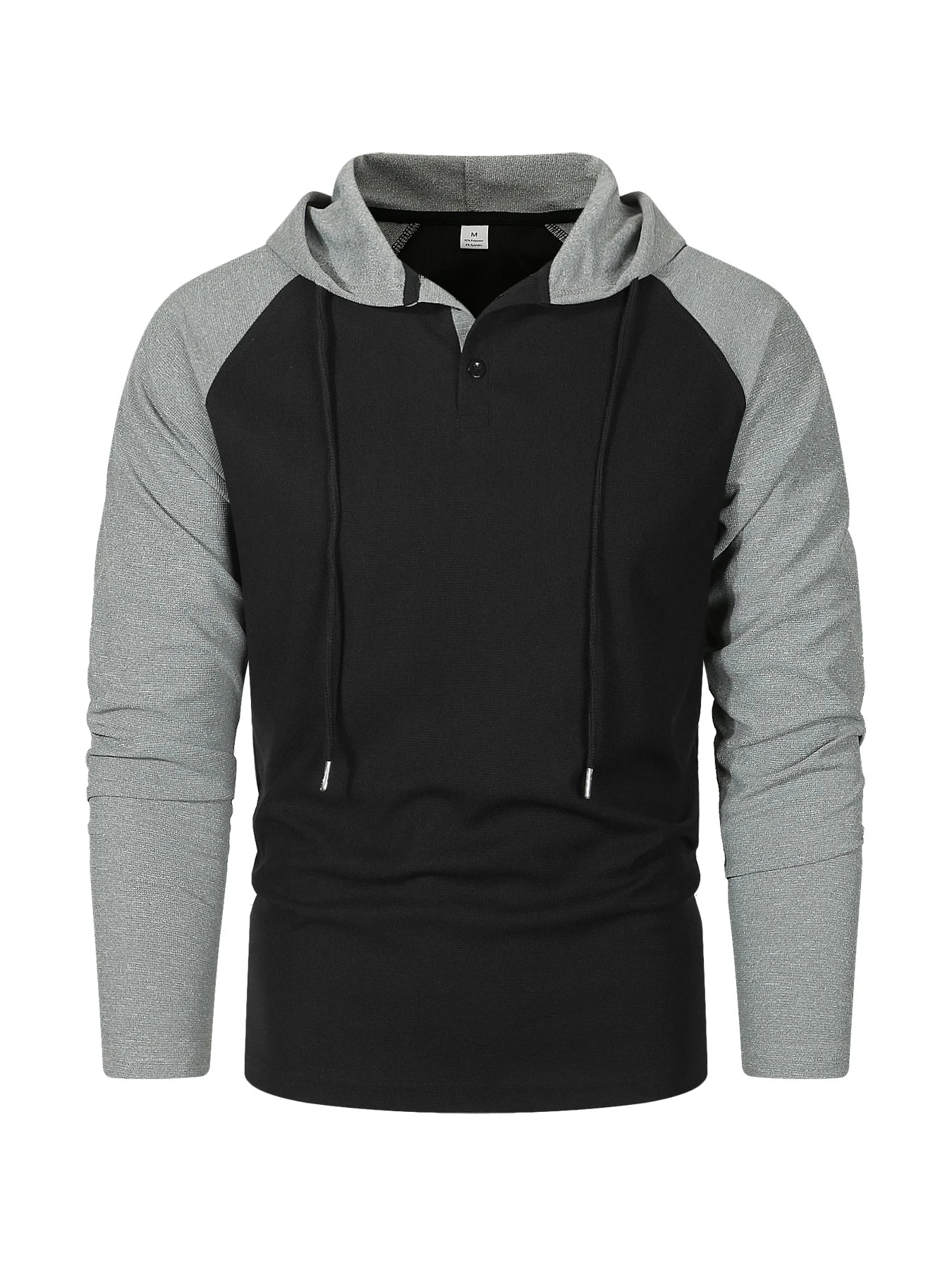 Men's 2024 Cotton Hoodie — Long Sleeve, Quick-Dry, Loose Fit, Casual Workout Pullover