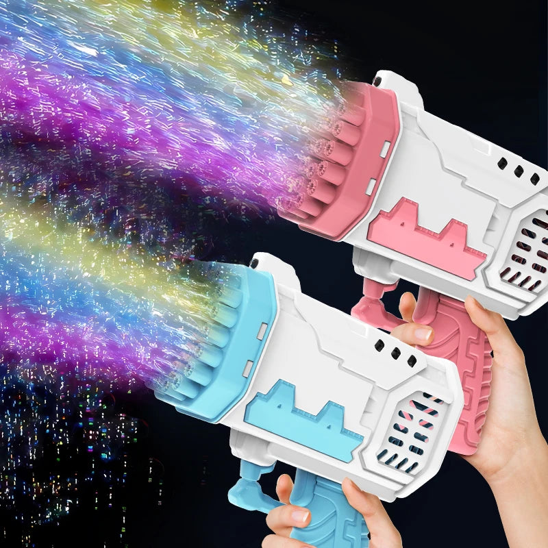 Kids' 40-Hole Bubble Machine – Outdoor Toy, No Battery