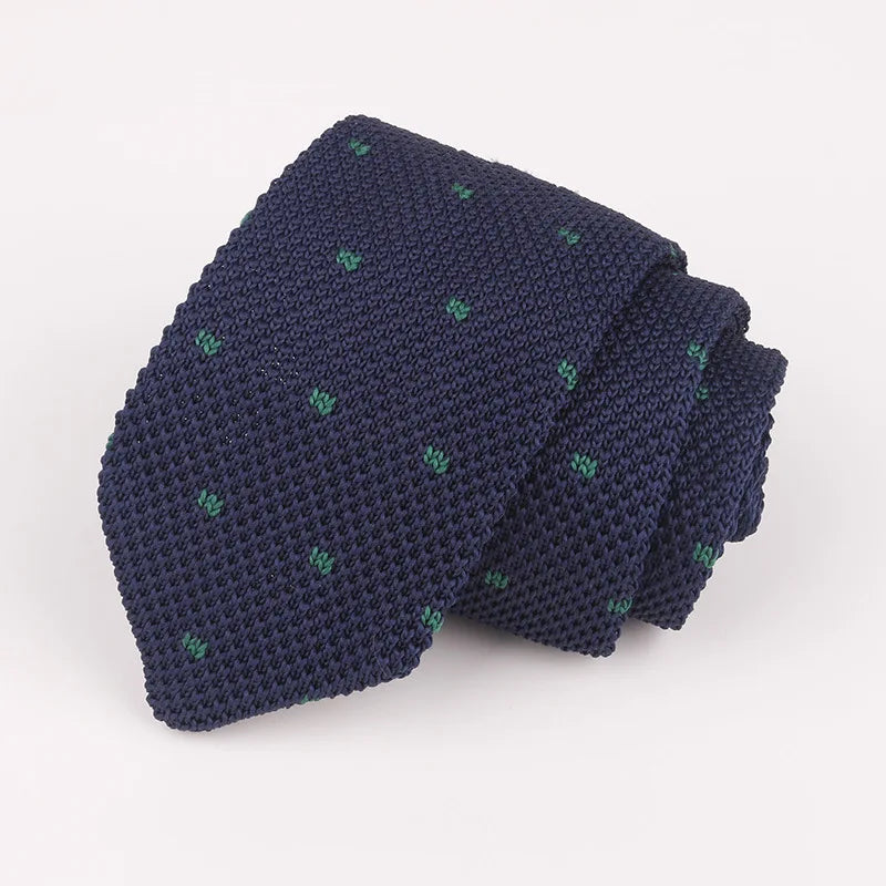 Fashion Knitted Ties for Men & Women – Casual Solid/Striped Narrow Necktie for Business, Wedding, and Daily Wear