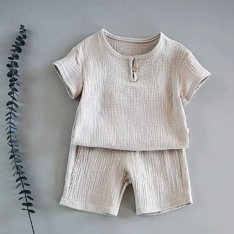 2PCS Baby Girl Clothes Set Summer Kids Outfits Cotton Pajama Suit Toddler Infant Boys Girls Clothing