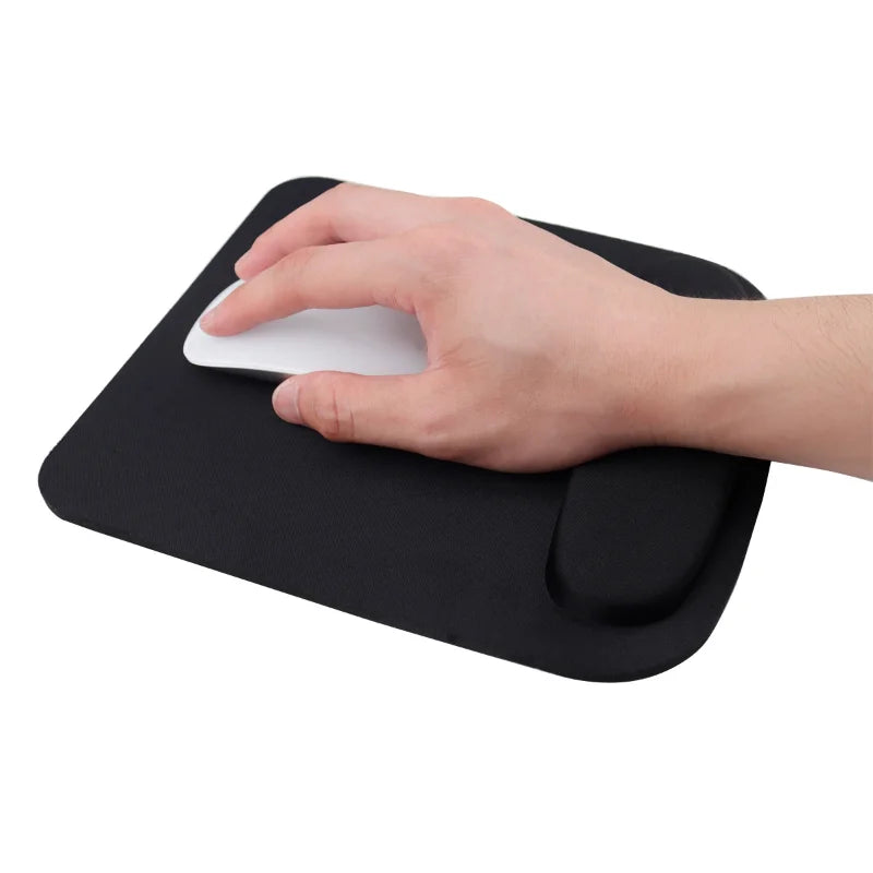 Computer Gaming Mouse Pad – Ergonomic Wrist Rest, EVA Material, Solid Color, Comfortable Desk Mat for Office & Home
