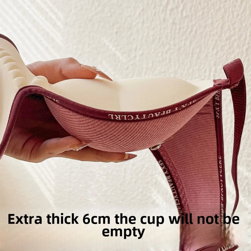 6cm Push-Up Bra – Wireless Seamless Invisible Lift Bra