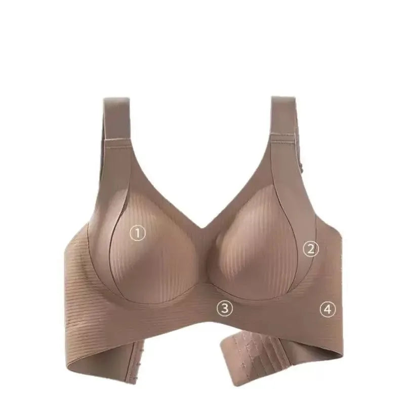 Adjustable Wireless Bra – Seamless Comfort for Women, Small to Large Sizes