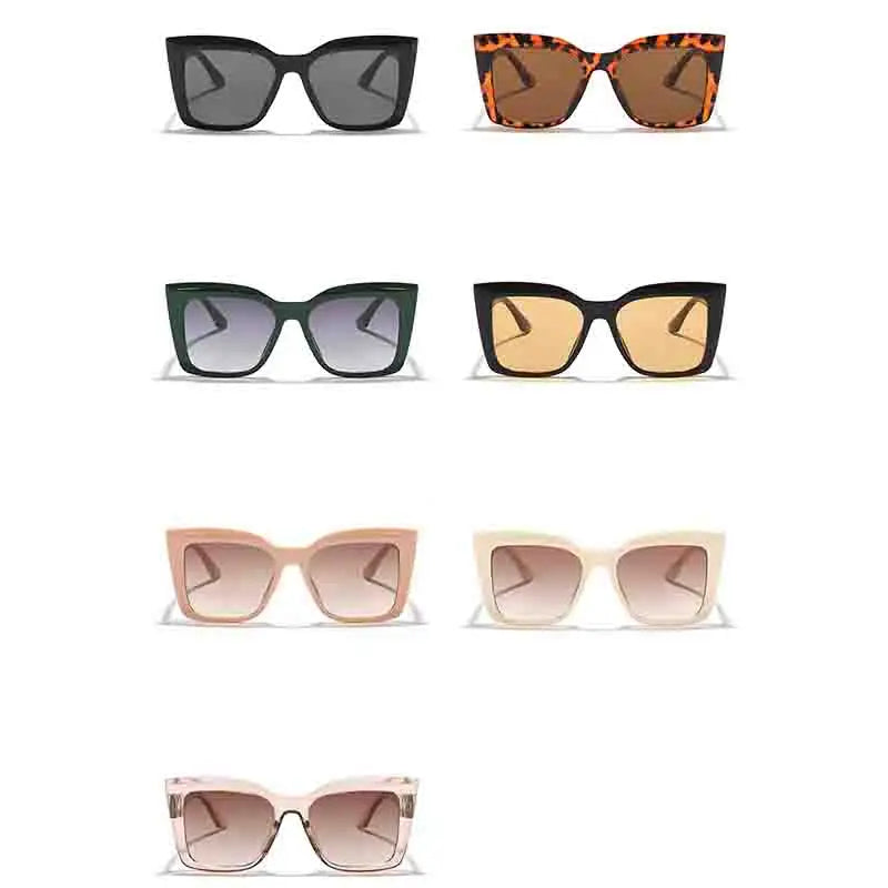 Women's Large Square UV400 Sunglasses – Fashion Designer Outdoor Eyewear