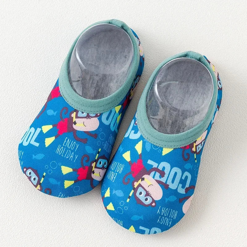 Kids Cartoon Anti-Slip Water Shoes – Summer Pool & Beach Swim Socks.