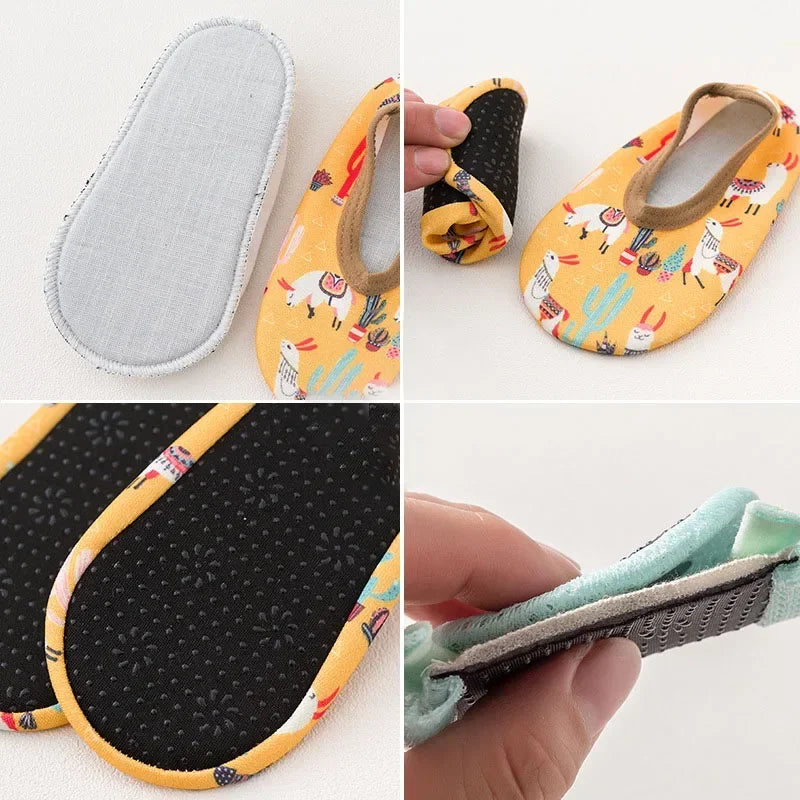 Kids Cartoon Anti-Slip Water Shoes – Summer Pool & Beach Swim Socks.