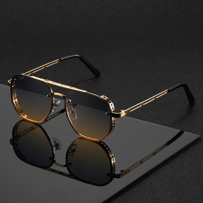 Men & Women Vintage Square Driving Sunglasses