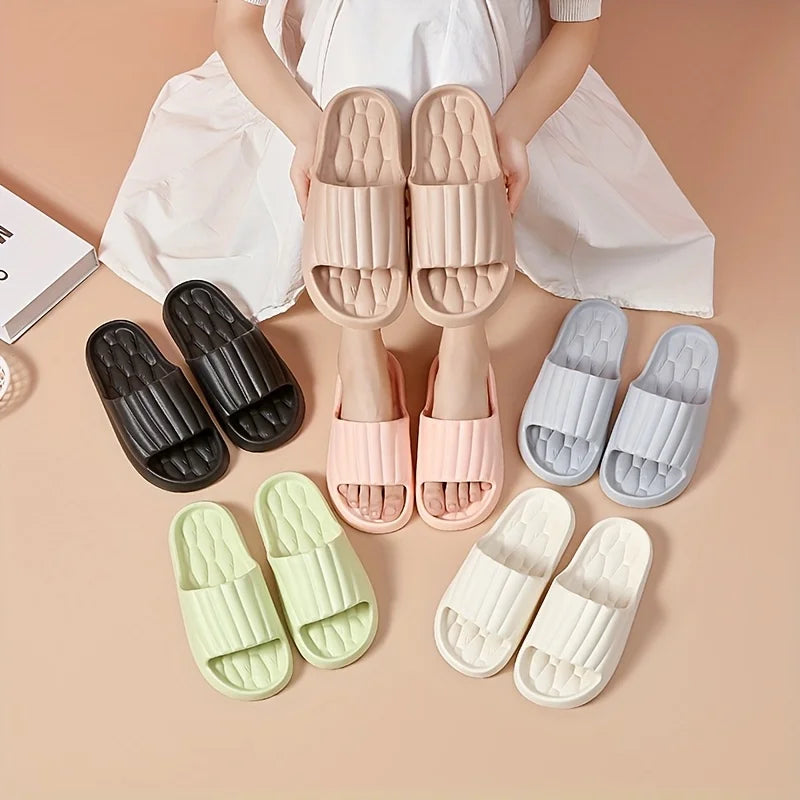 Women’s EVA Slide Slippers – Soft, Comfortable Non-Slip House Shoes