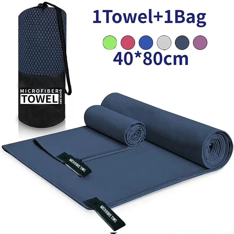 Quick-Dry Sports Towel 40x80cm – Lightweight Towel for Gym, Swimming, Camping & More.