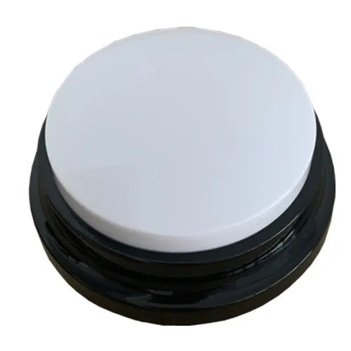 Voice Recording Button — 30s Record & Playback Pet Training Buzzer, Talking Dog Communication Buttons