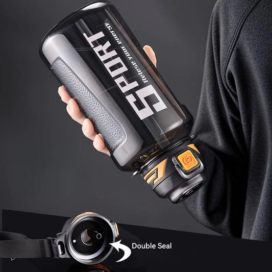 GIANXI Large Sport Water Bottle – Leak-Proof, Dual-Drink, Portable Outdoor Cup