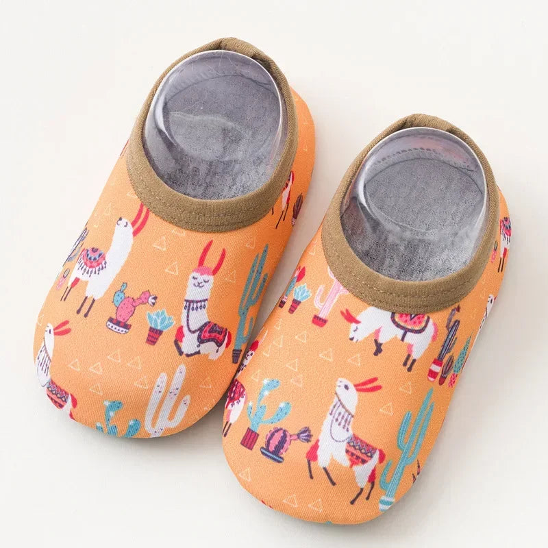 Kids Cartoon Anti-Slip Water Shoes – Summer Pool & Beach Swim Socks.