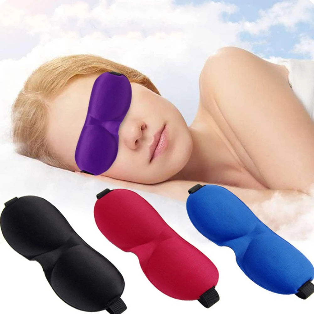Blockout Eye Mask for Sleeping – Comfortable Sleep Aid for Men & Women