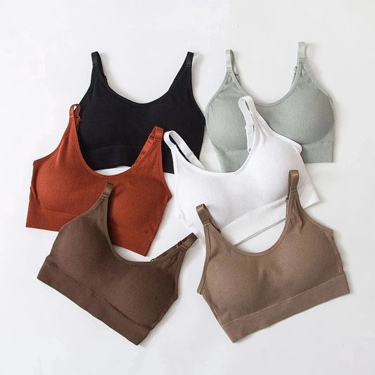 Women’s Cotton Tube Top Bra – Seamless, Push-Up, Beauty Back, No Steel Ring