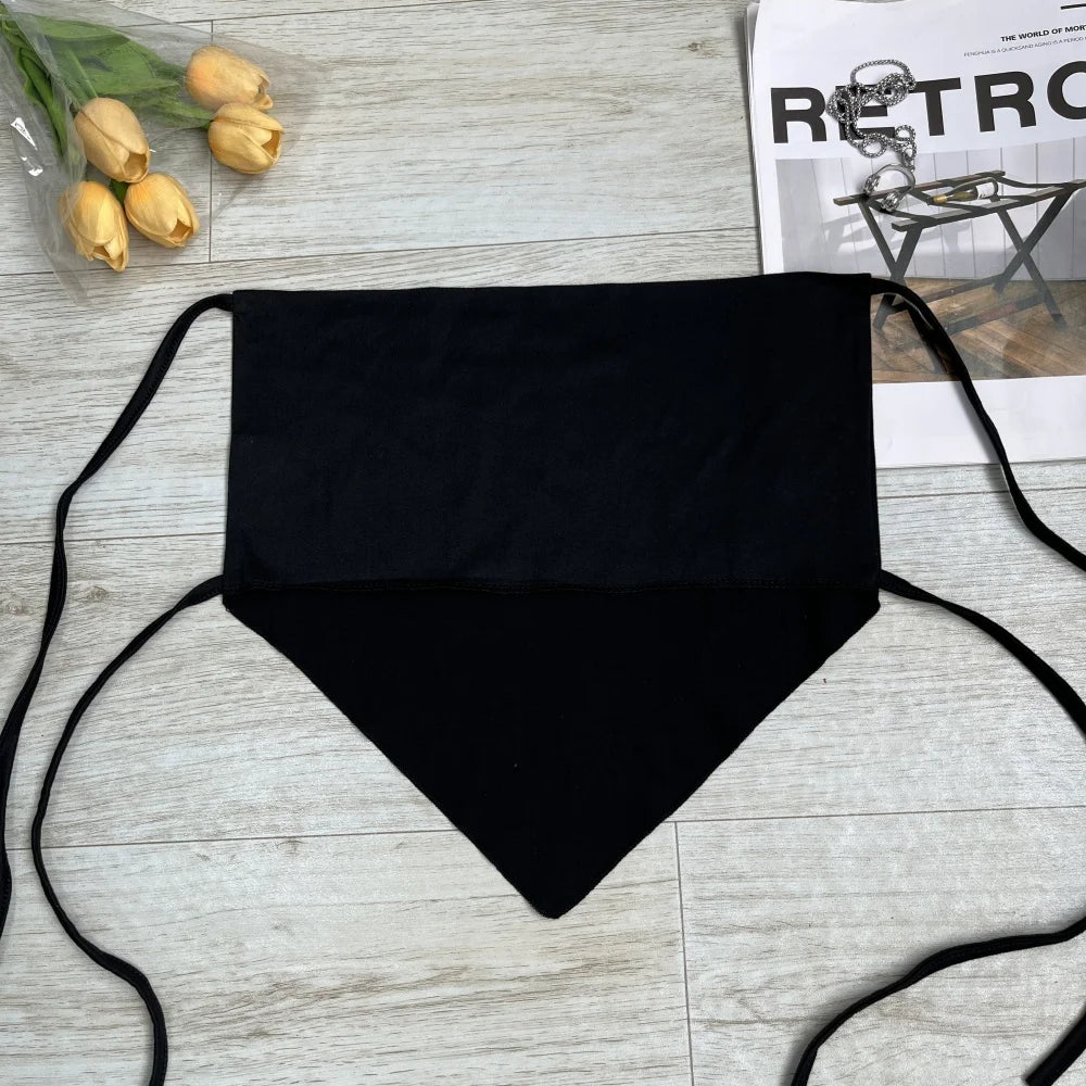 2025 Women’s Sexy Tank Top – Black Backless Crop Cami, Sleeveless Summer Vest